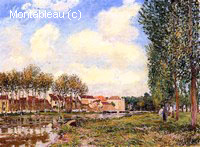 The Banks of the Loing at Moret, Morning