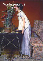 Woman and Flowers