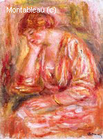 Woman Leaning on her Elbow