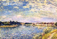 Saint-Mammes, the Evening