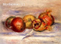 Three Pomegranates and Two Apples