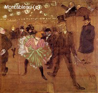 La Danse au Moulin Rouge, La Goulue Dansant avec Valentin le Désossé