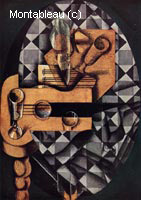 Guitar, Glasses and Bottle