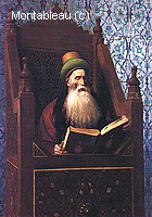Mufti Reading in his Prayer Stool