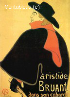 Aristide Bruant dans son Cabaret