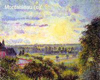 Lever du Soleil à Eragny