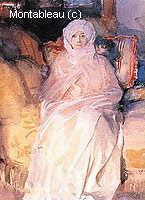 Mrs Gardner in White