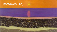 Coucher de soleil à Villerville