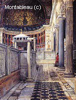 Interior of the Church of San Clemente Rome