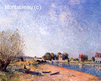 The Loing Canal at Saint-Mammes