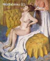 Woman Having Her Hair Combed