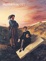 Hamlet and Horatio in the Cemetery
