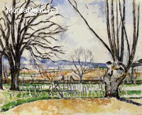 Trees of Jas de Bouffan in Spring