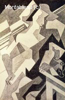 Harlequin at Table