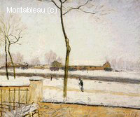 Snow Scene, Moret Station