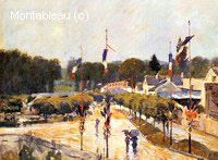 Fete Day at Marly-le-Roi (Fourteenth of July at Marly-le-Roi)