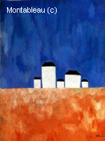 Landscape with Five Houses