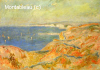 Sur la falaise près de Dieppe