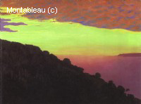 Coucher de soleil sur la mer