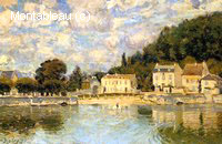 Horses Being Watered at Marly-le-Roi