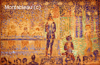 Study for 'Invitation to the Sideshow'