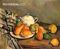 Sugar Bowl, Pears and Tablecloth