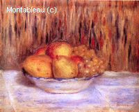 Still Life with Pears and Grapes