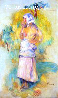 Young Peasant Eating an Apple
