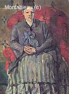 Hortense Fiquet in a Striped Skirt