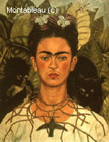 Self Portrait with Necklace of Thorns