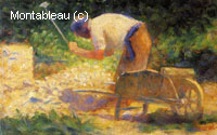 Stone Breaker and Wheelbarrow, Le Raincy