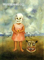 Girl With Death Mask