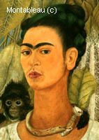 Self-Portrait with Monkey