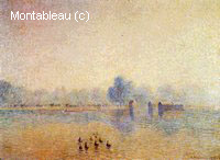 La Serpentine, Hyde Park, Effet de Brume