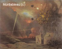 1914: Paysage de ruines et incendies