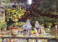 Villa de Marlia, a Fountain