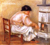 Woman Stoking the Stove