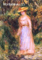 Young Woman Taking a Walk