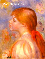 Girl with a Red Hair Ribbon