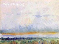 Eragny, Coucher du Soleil