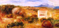 Landscape with a White House
