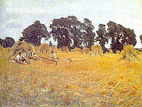 Reapers Resting in a Wheat Field