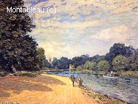 The Thames with Hampton Court