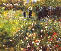 Summer Landscape (Woman with a Parasol in a Garden)