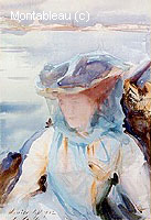 Portrait of Mrs Charles Hunter in a Gondola