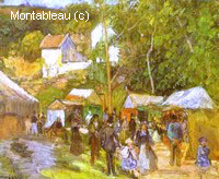 Une Foire à l'Hermitage près de Pontoise