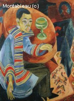 The drinker; self-portrait