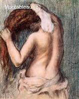Woman Drying Herself