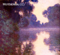 Matin brumeux sur la seine, effet bleu