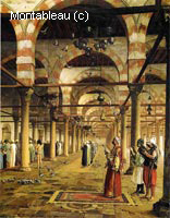 Public Prayer in the Mosque of Amr Cairo